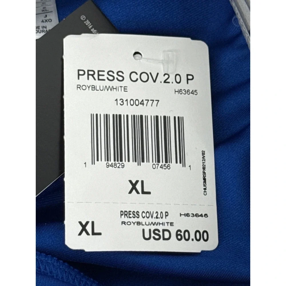 Adidas Mens Press‎ Coverage 2.0 Football Girdle Padded Shorts Blue Sz XL NEW